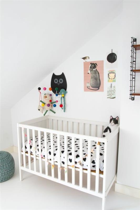 Baby room deco pöllö suunnittelu esimerkkejä pieni huone