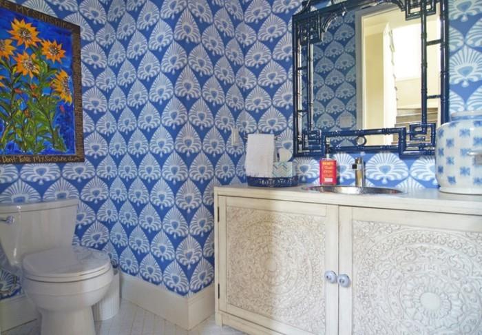 kylpyhuoneen uusiminen kylpyhuoneen taustakuva sininen