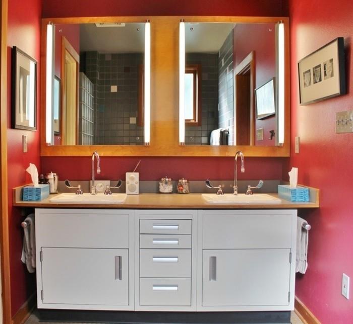 uudistaa kylpyhuoneen seinän väri vaaleanpunainen