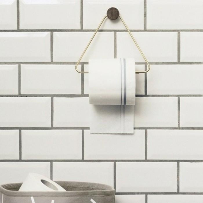 Kylpyhuoneen tarvikkeet wc -paperiteline wc -telineen pidike kolmio