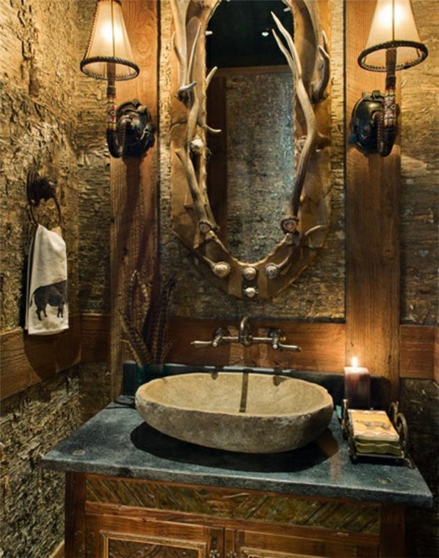 Kylpyhuone ideoita kylpyamme pesuallas kivi ja kaviot