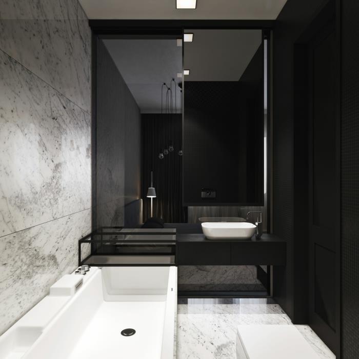 Kylpyhuone suunnittelu kylpyhuone ideoita kylpyhuone musta ja valkoinen jalo
