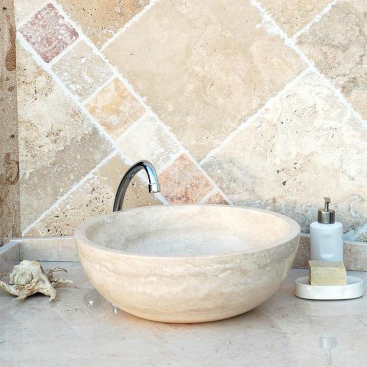 Kylpyhuone laatat travertiini laatat kylpyhuone design pesuallas
