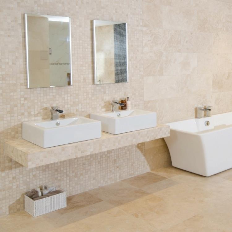 Kylpyhuone laatat travertiini laatta mosaiikki kylpyhuone laatat