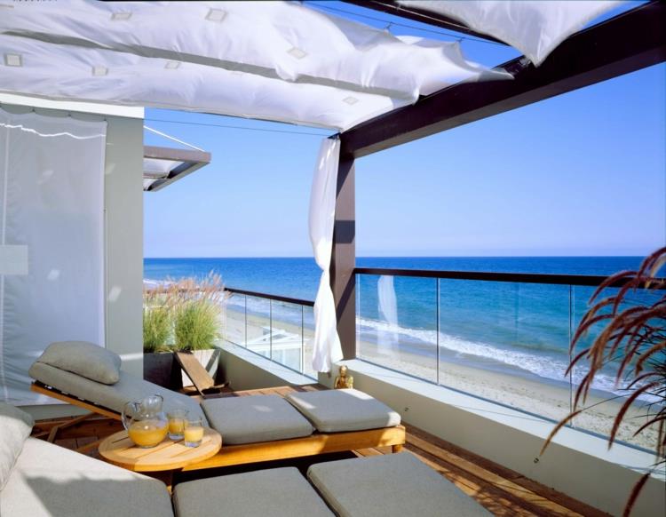 Suunnittele parveke patio huonekalut aurinkotuoli parveke ideoita