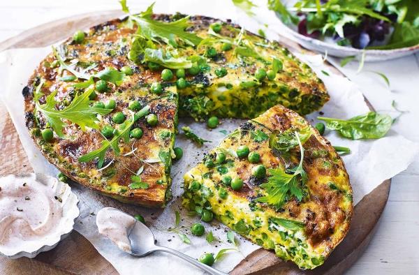 Runsaasti kuitua sisältävä ruokavalio - Kaikki mitä sinun pitäisi tietää Fiber frittata herne rucolasta
