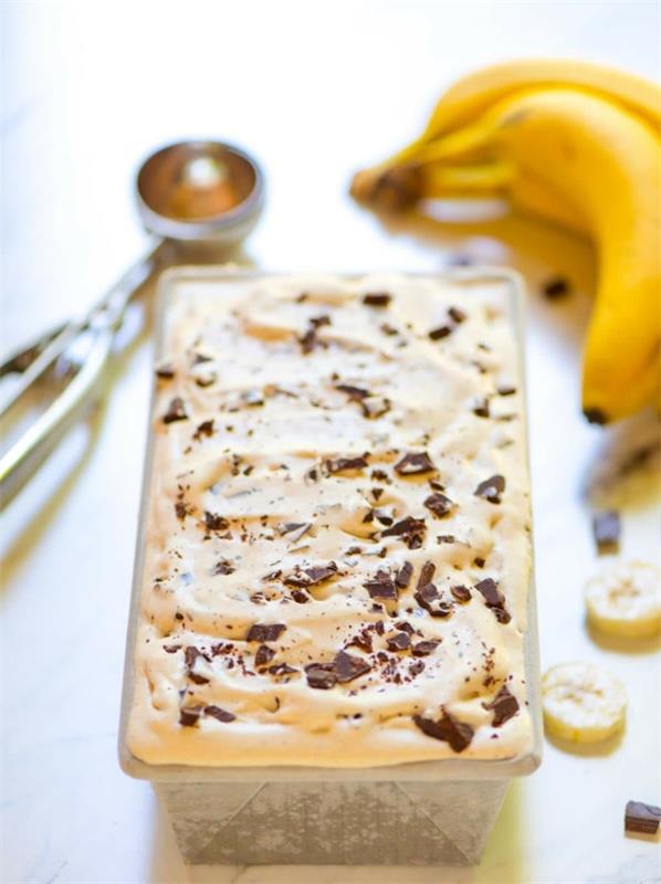 Tee oma banaanijäätelö suklaalla Banana Nice Cream resepti