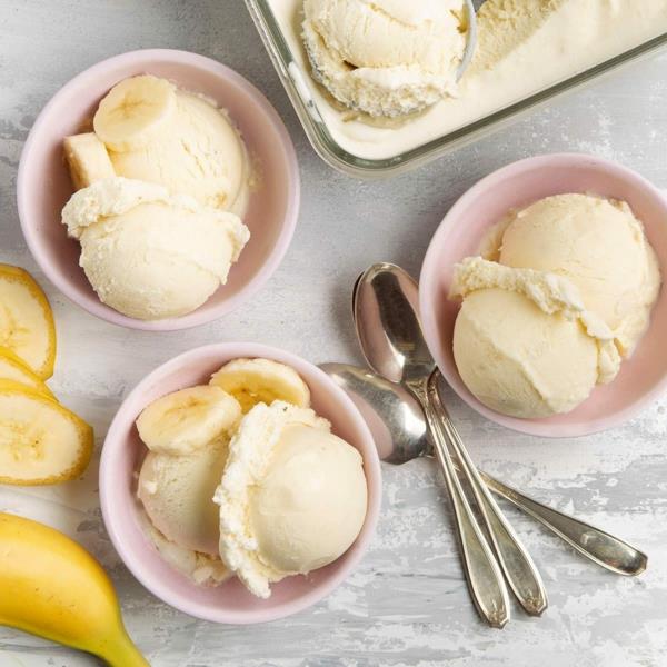 Tee itse banaanijäätelö Banana Nice Cream -resepti