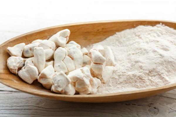 Baobab -hedelmä- ja jauhe -superfruit -superfood