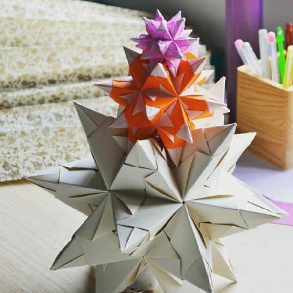 Bascetta -tähdet tekevät sisustusideoita paperista valmistetuista joulutähdistä