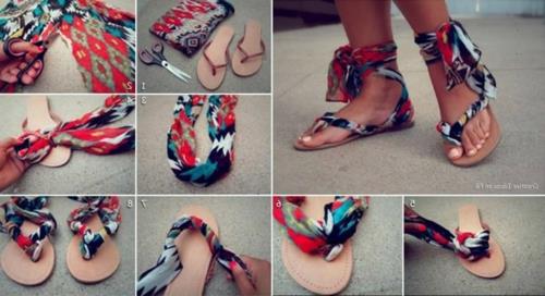 DIY -ideoita käsityömateriaaleja sinulle kengät naisten kesä