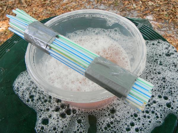 DIY lasten kanssa, jotka puhaltaa olkia