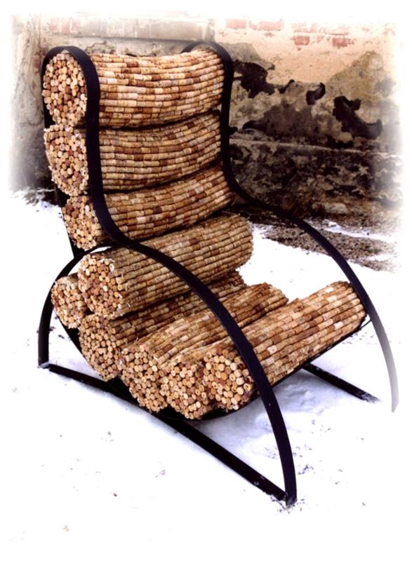 Käsityöpaketti, ergonominen puutarhakaluste, korkkituoli