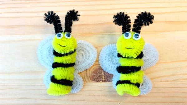 Käsityöt putkenpuhdistusaineilla - 60 käsityöideaa mehiläisten kevään tinker -ideoiden kopioimiseen