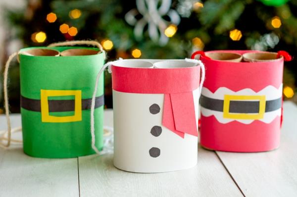 Käsityöt wc -paperirullilla jouluksi - luovia kierrätysideoita ja -ohjeita jousikikulari -ideoita lapsille