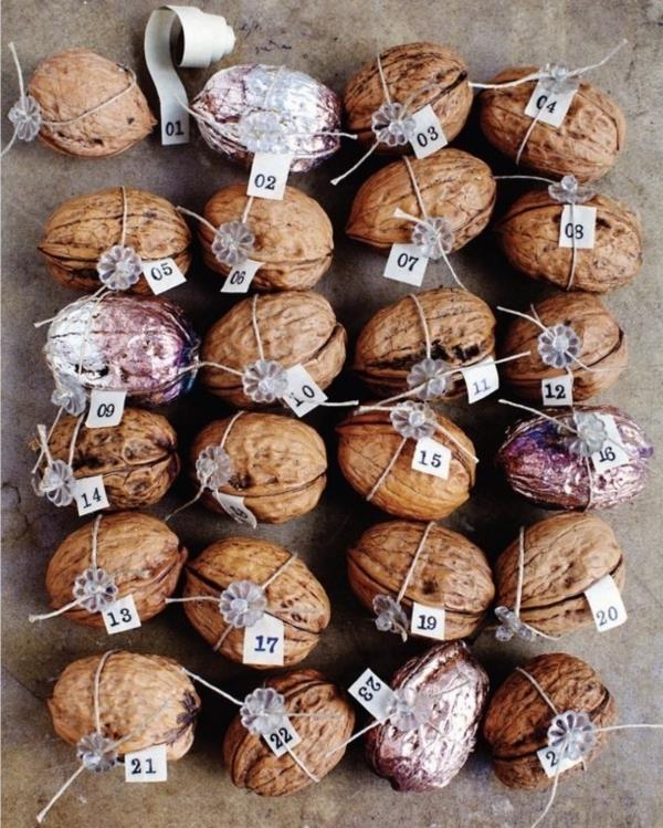 Käsityöt saksanpähkinöillä jouluna ja ei vain - ideoita ja ohjeita pieni adventtikalenteri adventti kalenteri
