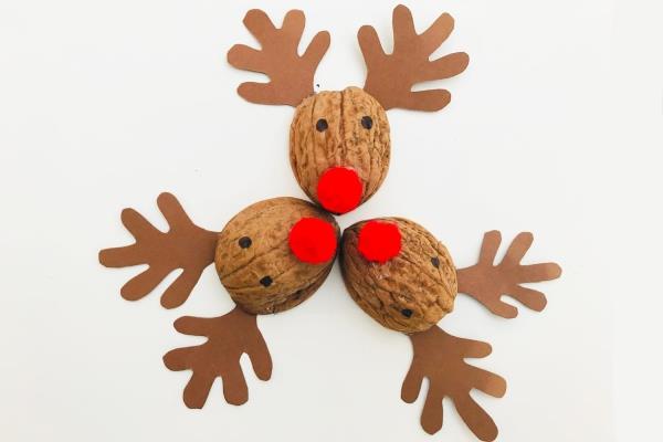 Käsityöt saksanpähkinöillä jouluna ja ei vain - ideoita ja ohjeita Rudolf poro tinker ideoita