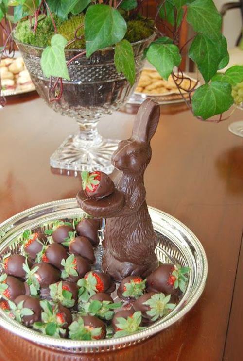Suklaapuput pääsiäisen luova koristelu