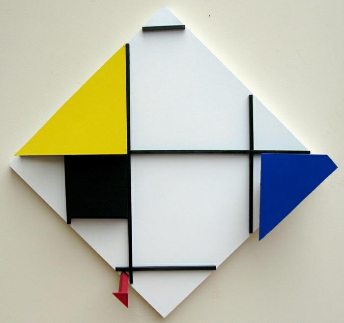 Bauhaus -tyylinen Piet Mondrian Odysey