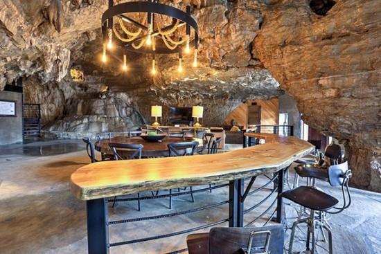 Beckham Cave Home Arkansas USA: n sisustus korostaa paljon mukavuutta