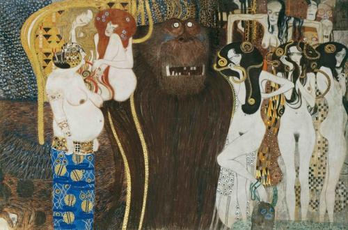 Beethoven Frieze -teoksia Gustav Klimt