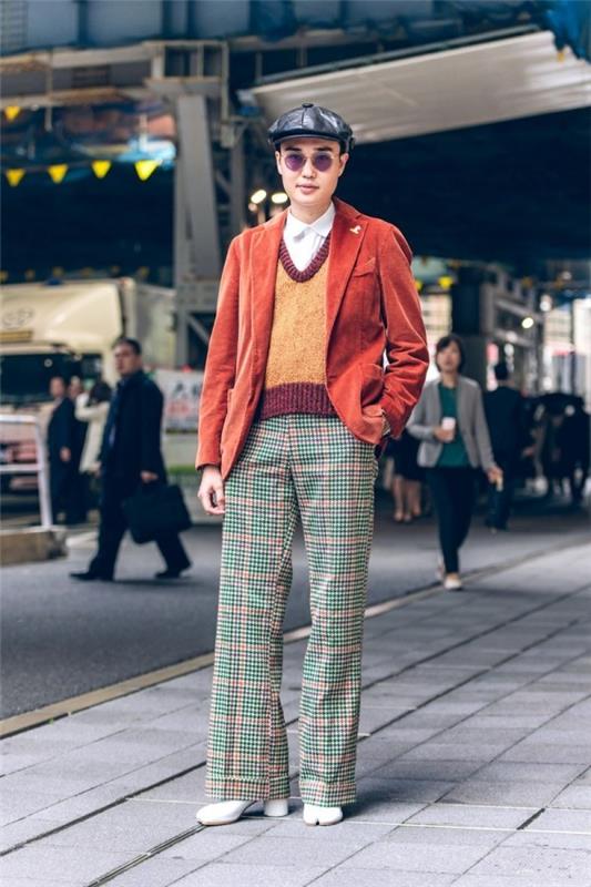 Beige toppi - loistava idea - miesten trendit - Tokion muotiviikko - muodin trendit katumuoti