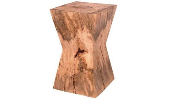 Sivupöytä puun rakenne lohko puun suunnittelija