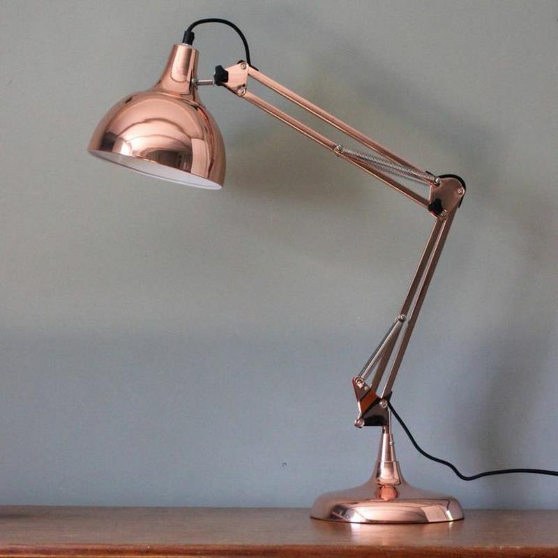 Valaistus työpaikalla moderni toimistokalusteet seisova lamppu kuparin väri