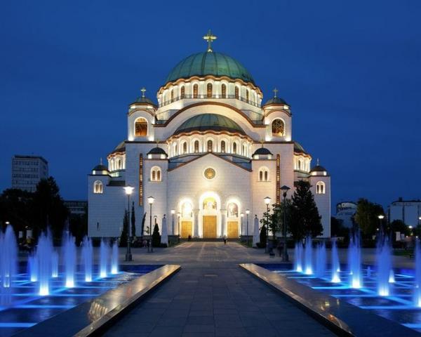 Belgradin katedraali Sava -joki Matka Serbiaan