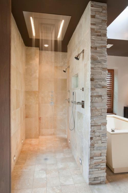 Kuvia sisustusideoilla moderni kylpyhuone sadesuihku