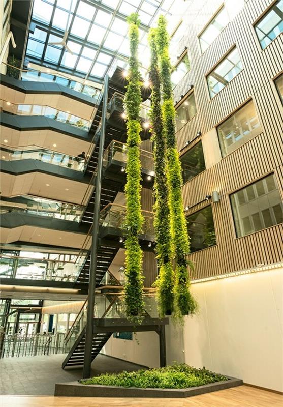 Biophilia Biophilic design Elävät trendit biofiilinen muotoilu riippuvat kasvit