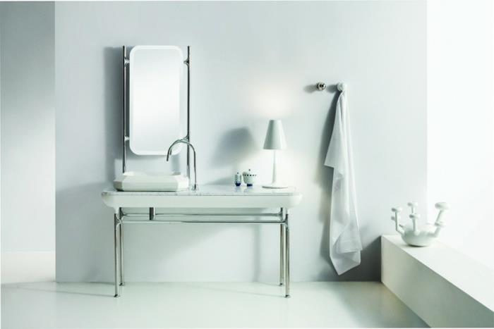 Bisazza Bagno Hayon moderni kylpyhuone suunnittelu pieni kylpyhuone valkoinen