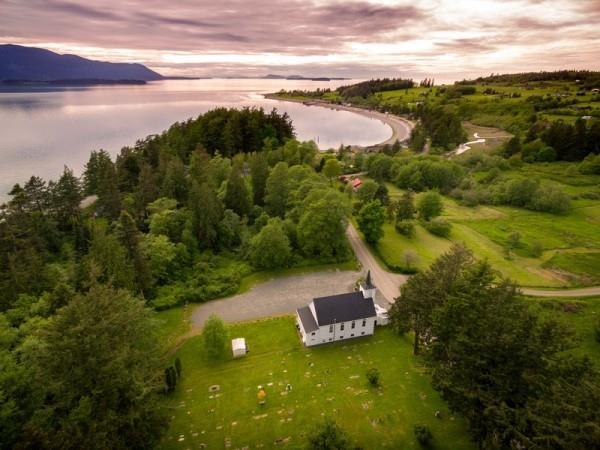 Katso Lummi Island Oscas Island lähellä lahti