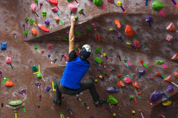 Bouldering Kiipeäminen turvattomana Kiipeilyseinä Vaikeustaso