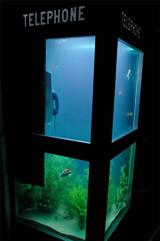 Loistava akvaarion koristelupuhelin