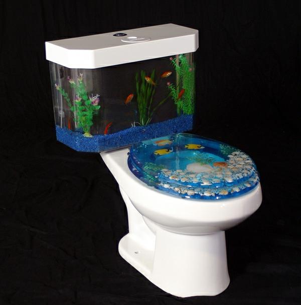 Loistava akvaarion koriste -wc