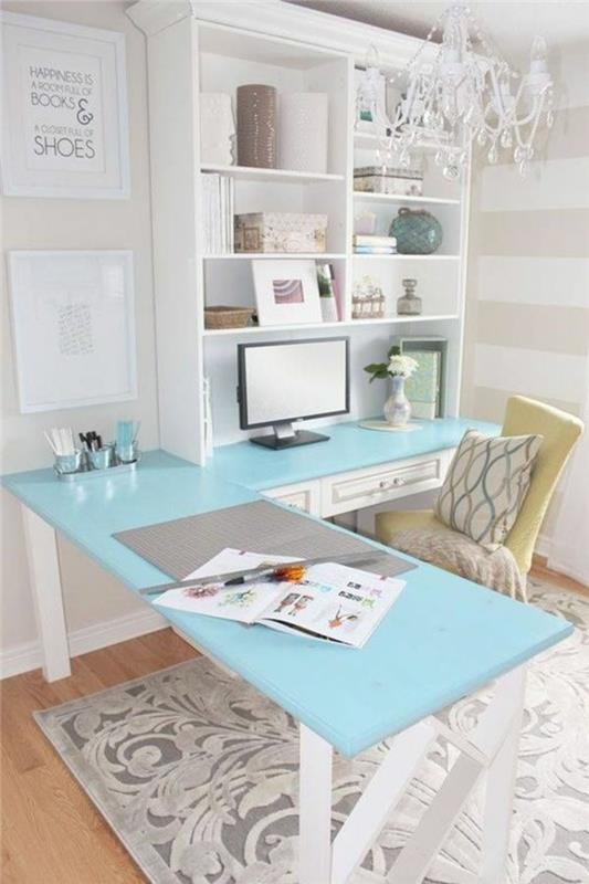 Toimistokalusteet toimistokalusteet lasipöytä värillinen lasi vaaleansininen