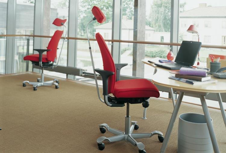 Toimistokalusteiden ergonomiset tuolit selkänojan tuki