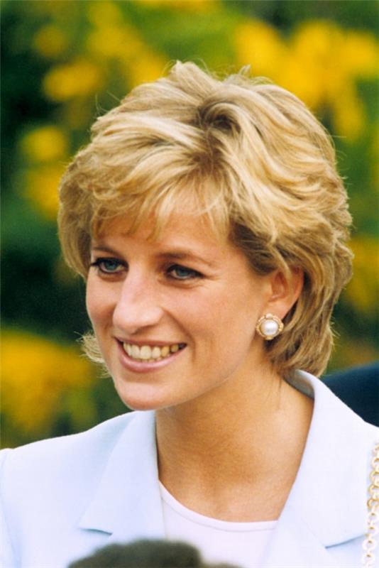 Bob Hairstyle Clebrities Lyhyet kampaukset Prinsessa Diana