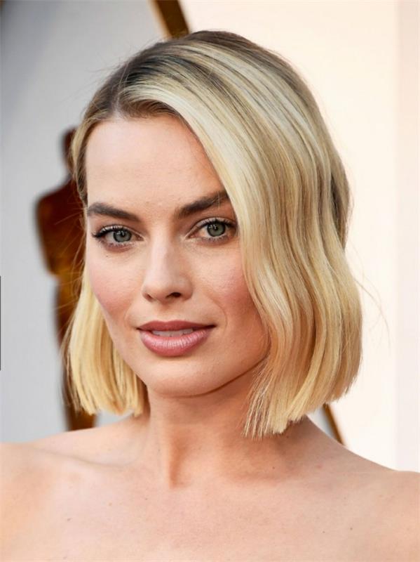 Bob Hairstyle Clebrities Margot Robbie