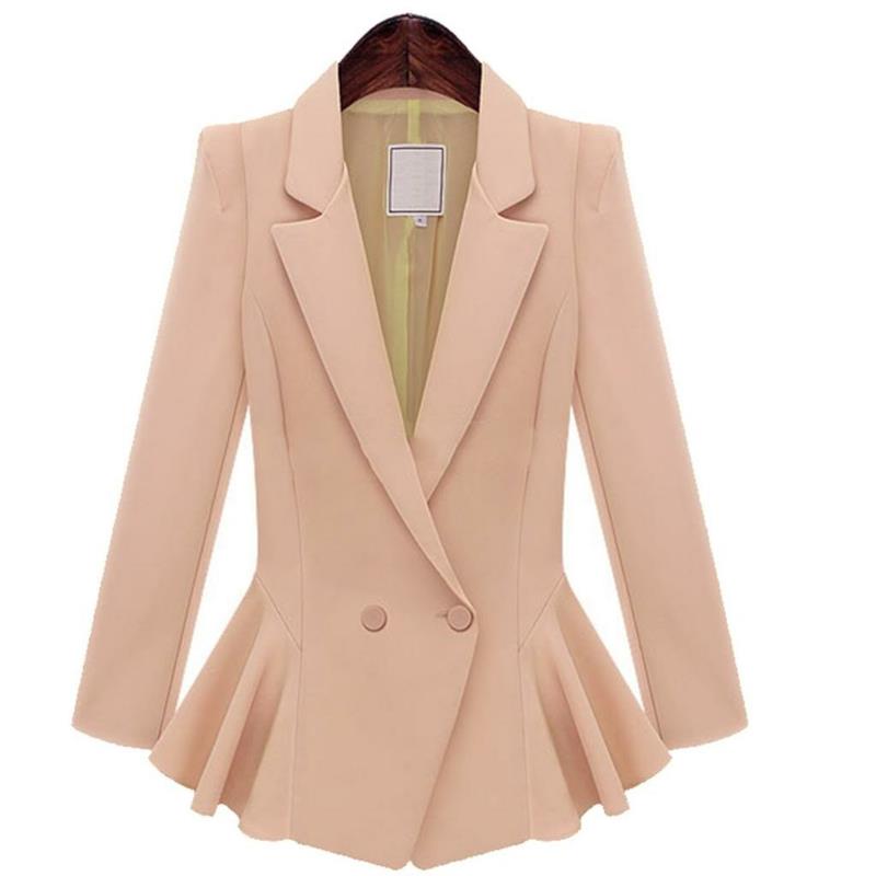 Bussiness muoti naisten takki beige naisten muoti