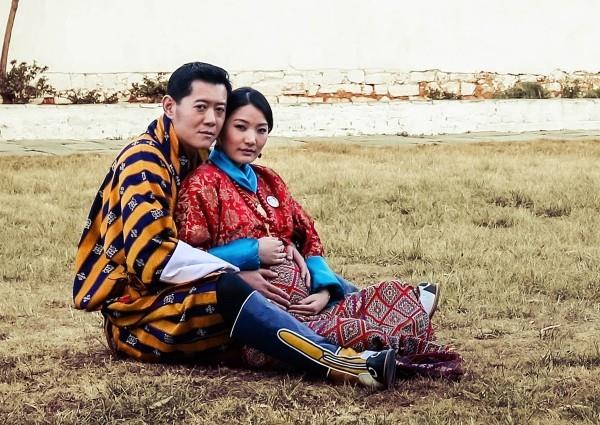 Kuva Butanen osavaltion kuninkaallisesta perheestä