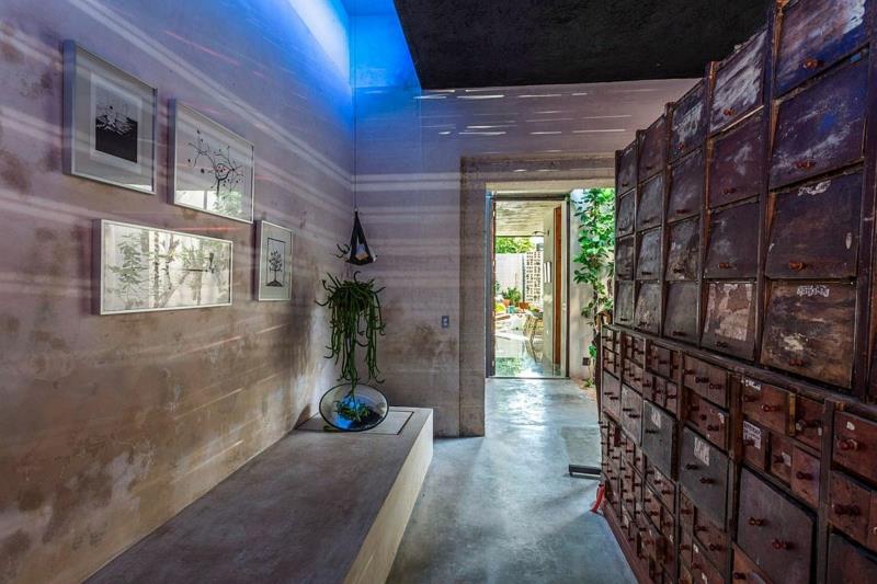 Casa Desnuda Merida Meksiko Modernit talot rakentavat kellarikerrosbetonioptiikkaa