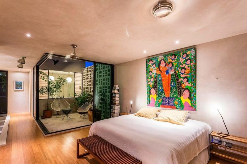 Casa Desnuda Merida Meksiko Modernit talot rakentavat makuuhuoneita