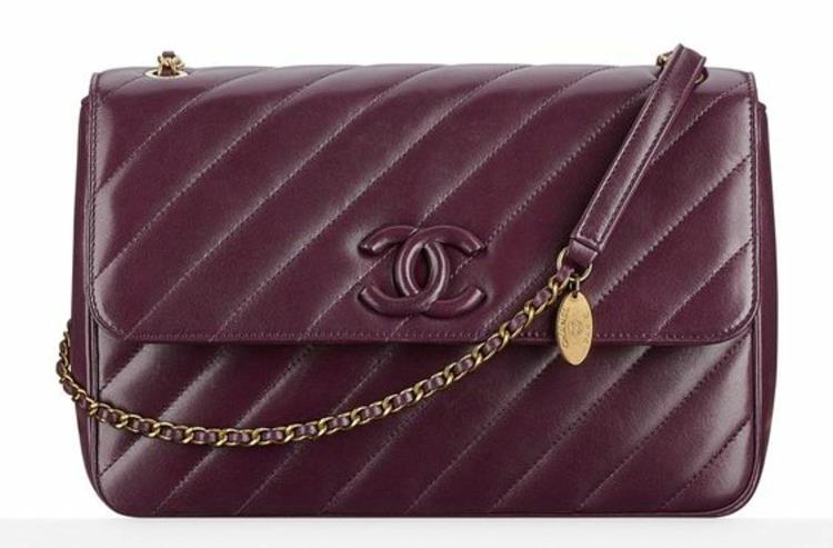 Chanel käsilaukut suunnittelijalaukut Chanel nahkalaukku kirsikanpunainen