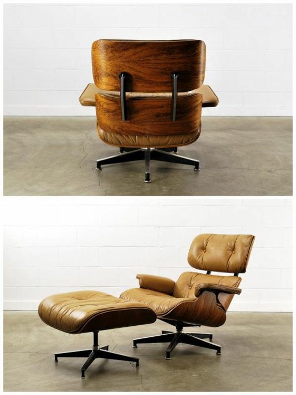 Charles Eames Lounge Chair olohuoneen huonekalujen suunnittelunojatuoli