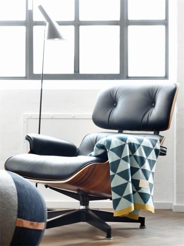 Charles Eames Lounge Chair olohuoneen kalusteet rento nojatuoli