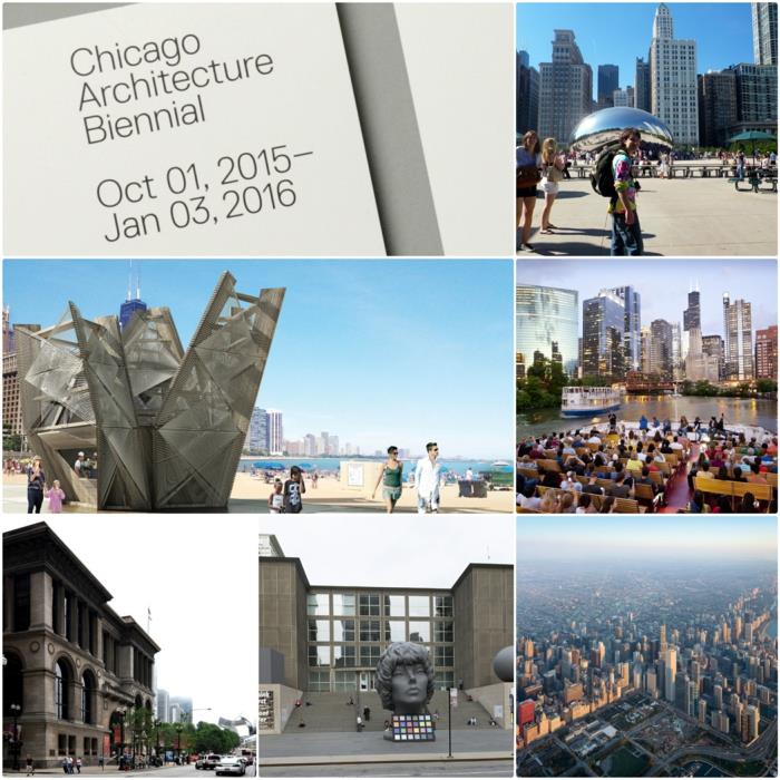Chicagon maamerkkejä -arkkitehtuuribiennaali 2015 moderni arkkitehtuuri