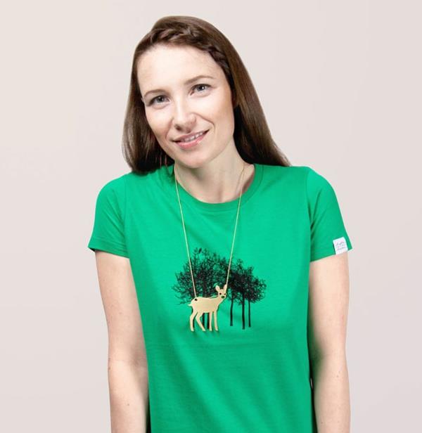 T-paidat design naisten forest cool