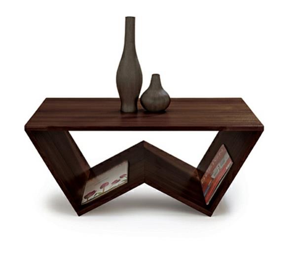 Puinen sohvapöytä suunnittelija olohuone pöytä tiukka